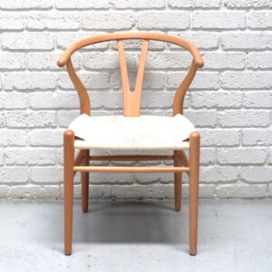 Loft Living Olsen Dining Chair in Solid Wood and Natural Woven Seat