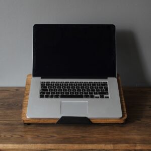 Studio Laptop Stand at 45-degree Angle fits All Laptop Sizes in Coffee