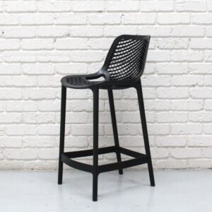 Studio Unitel Air Outdoor Bar Stool 75cm H Black