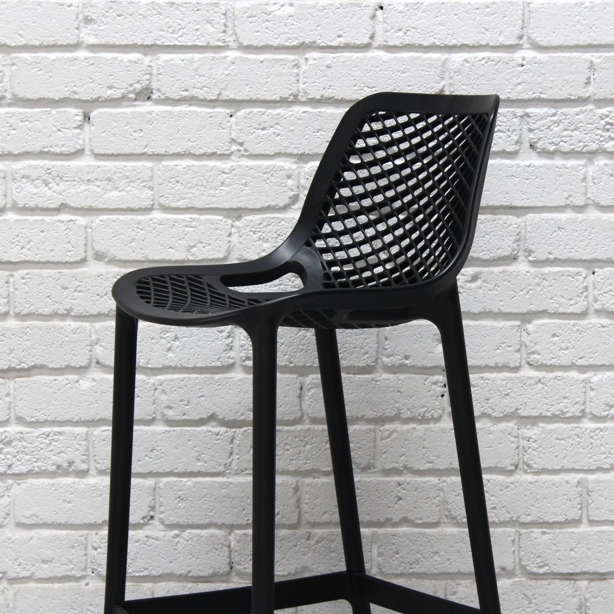 Studio Unitel Air Outdoor Bar Stool 75cm H Black - Image 2