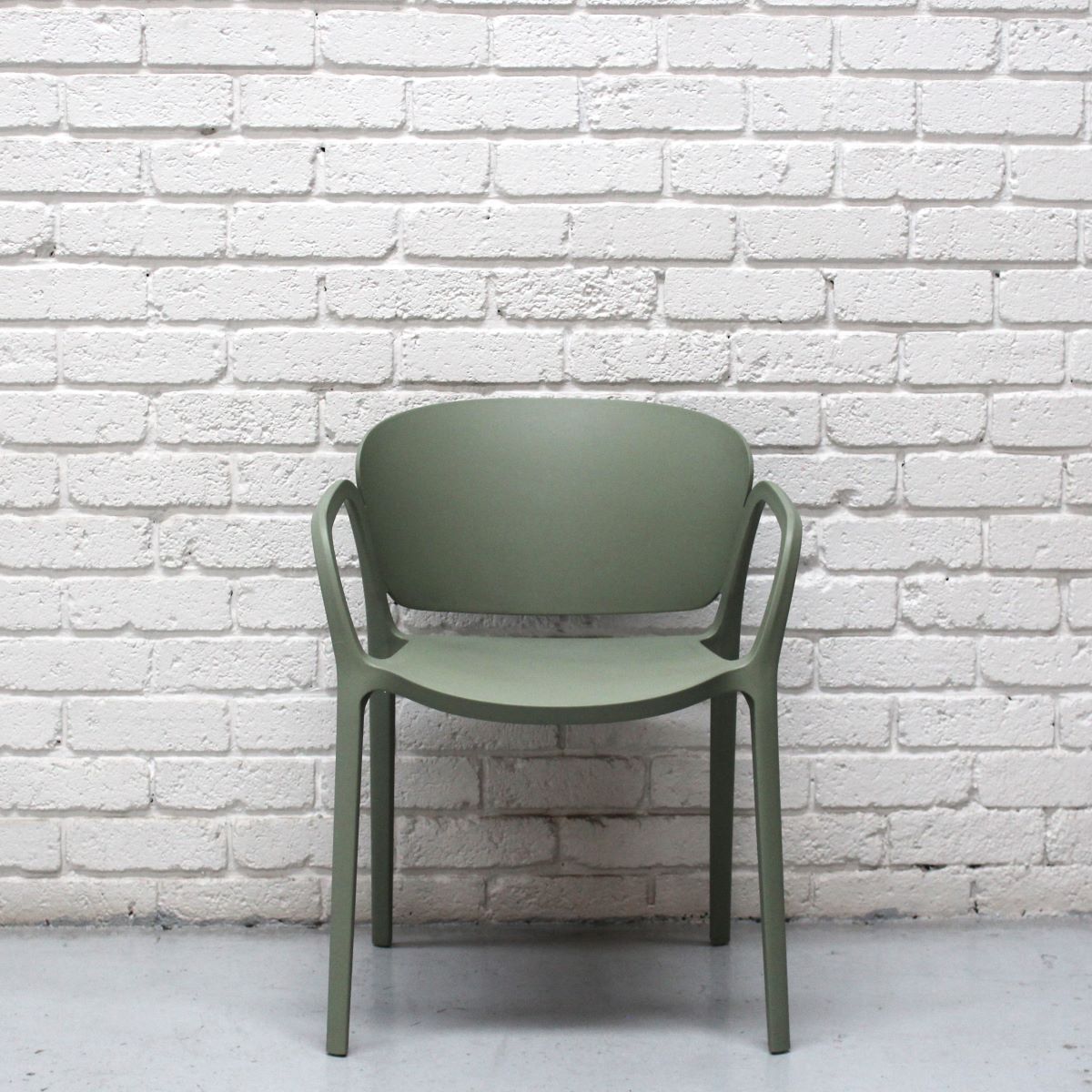 Studio Bent Dining Chair Light Green - Image 4