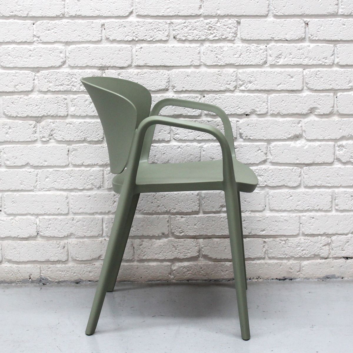 Studio Bent Dining Chair Light Green - Image 2