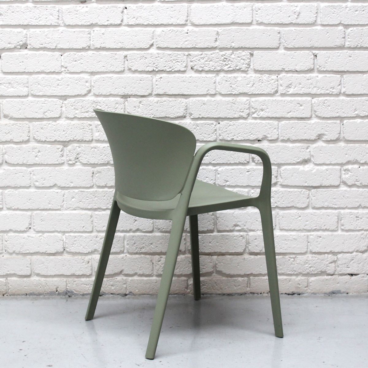 Studio Bent Dining Chair Light Green - Image 3