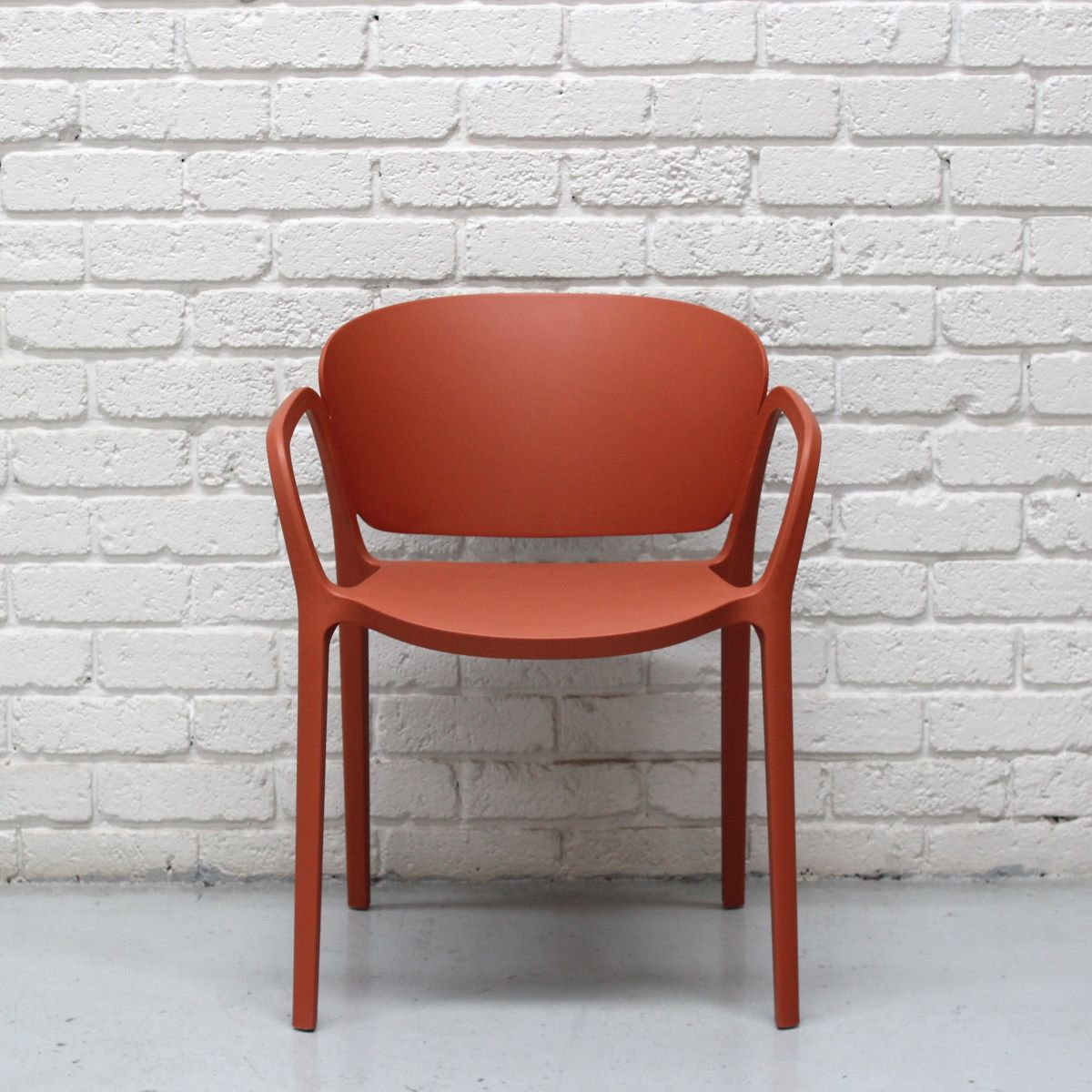 Studio Bent Dining Chair Brick Red - Image 3