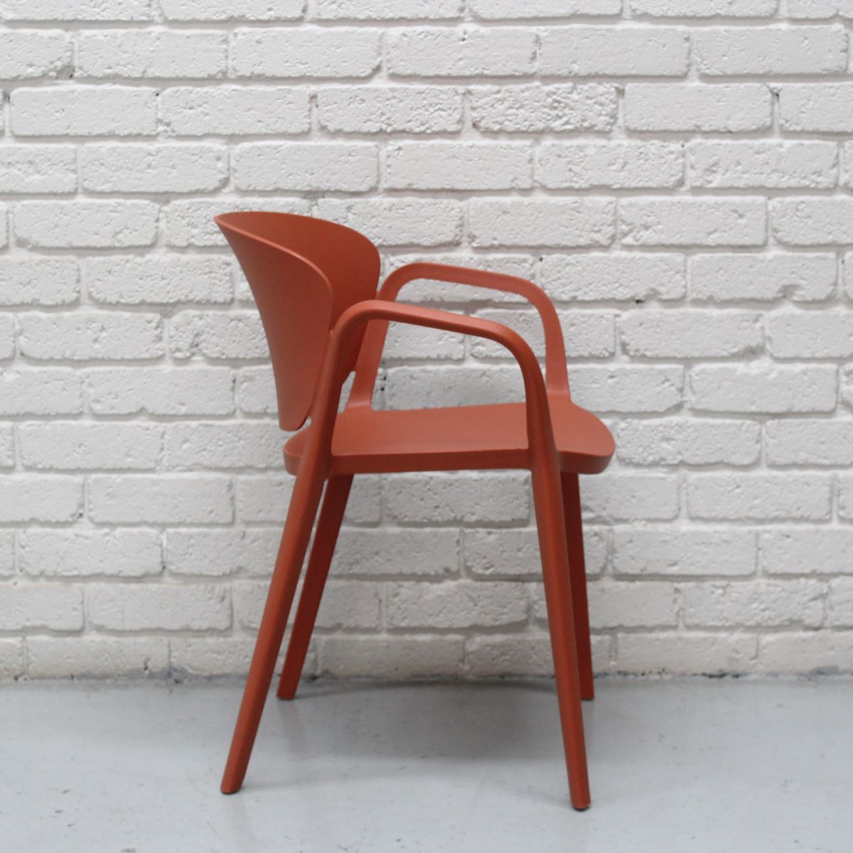 Studio Bent Dining Chair Brick Red - Image 4