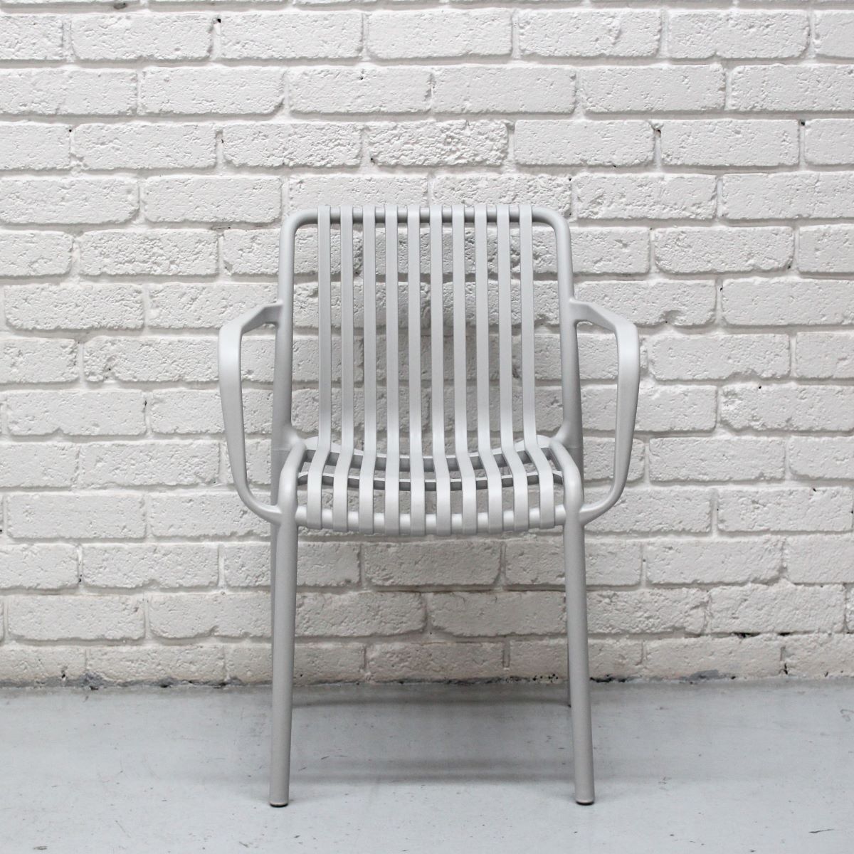 Apartment Indoor and Outdoor Dining Armchair Grey - Image 4