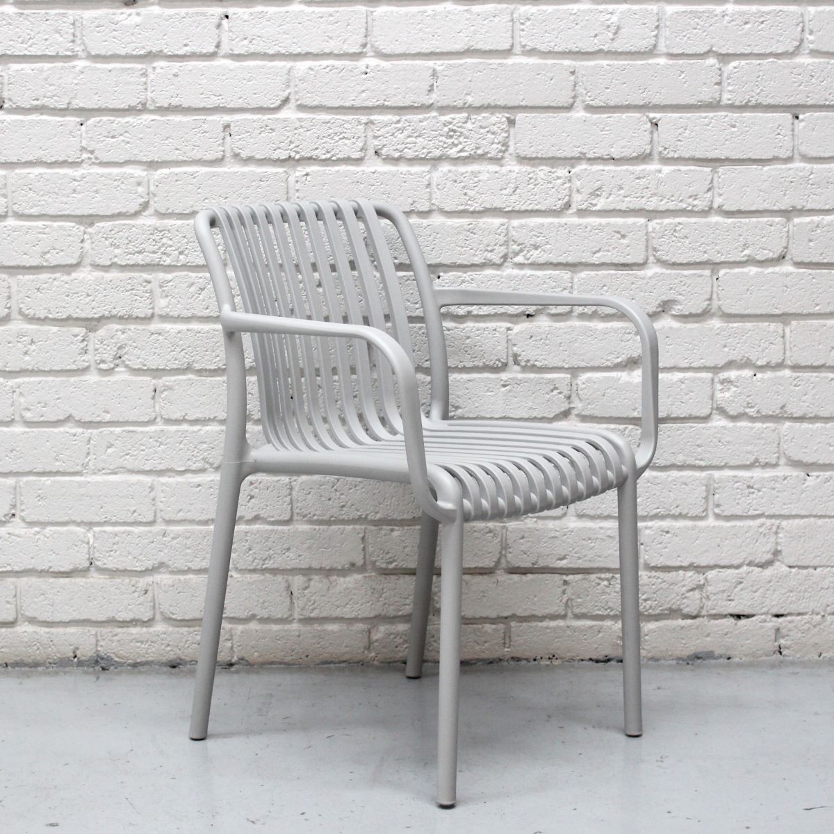 Apartment Indoor and Outdoor Dining Armchair Grey